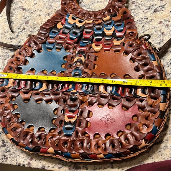 Patricia Nash Pisticci Chainlink Leather Turquoise Multi - Picture 10 of 10